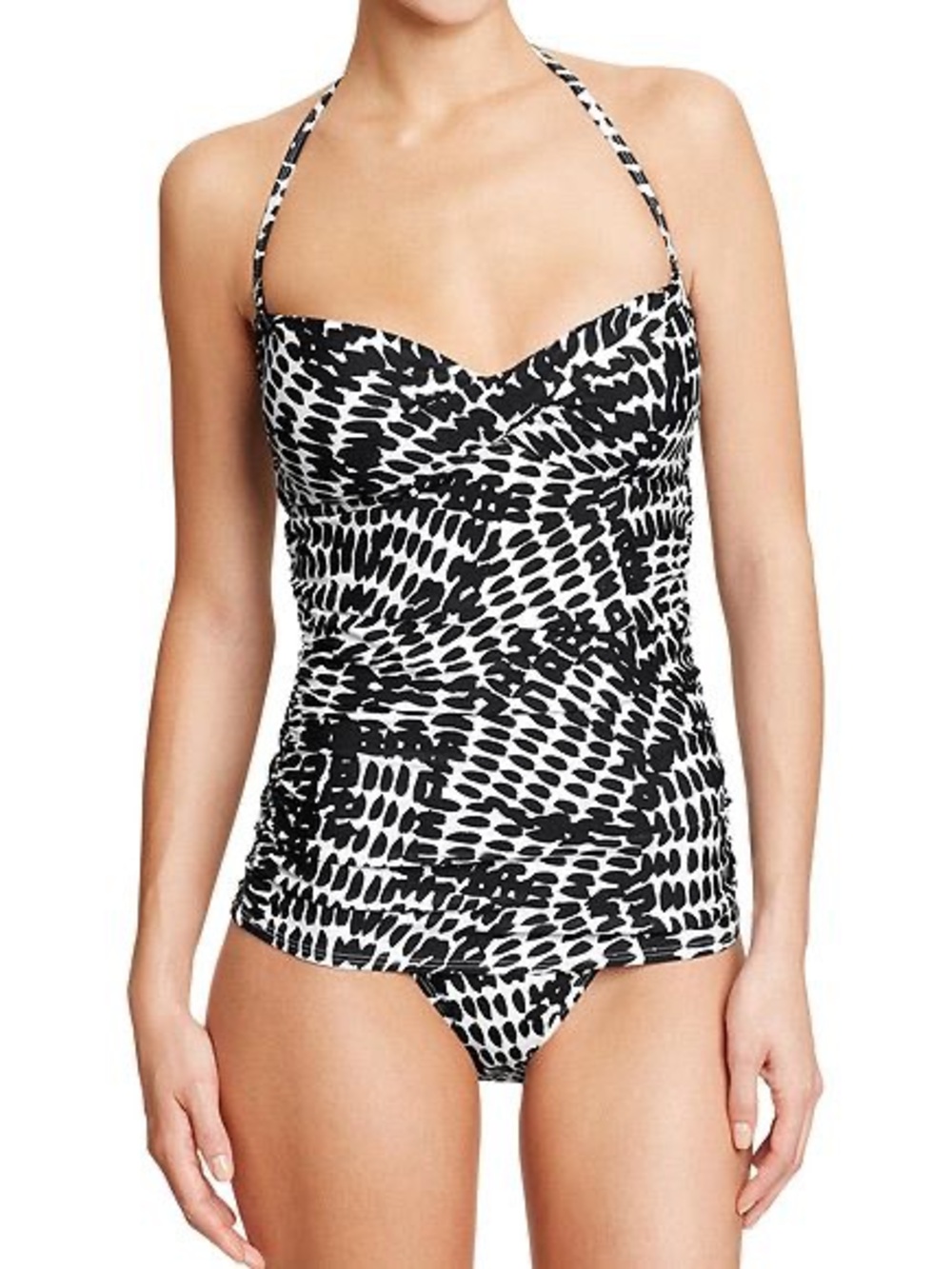 Old Navy Twist Front Animal Print Swimsuit